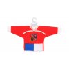 Hokejový minidres Nagano 1998 červený