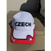 Kšiltovka CZECH – bílá s vlajkou ČR