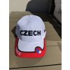 Kšiltovka CZECH – bílá s vlajkou ČR