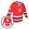 hokejovy dres cssr cerveny