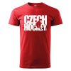 tshirt man red czech hockey