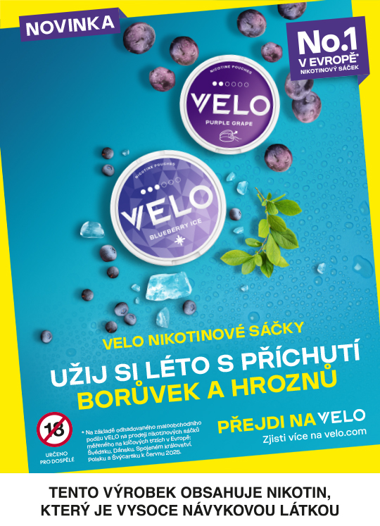 Velo nové příchutě