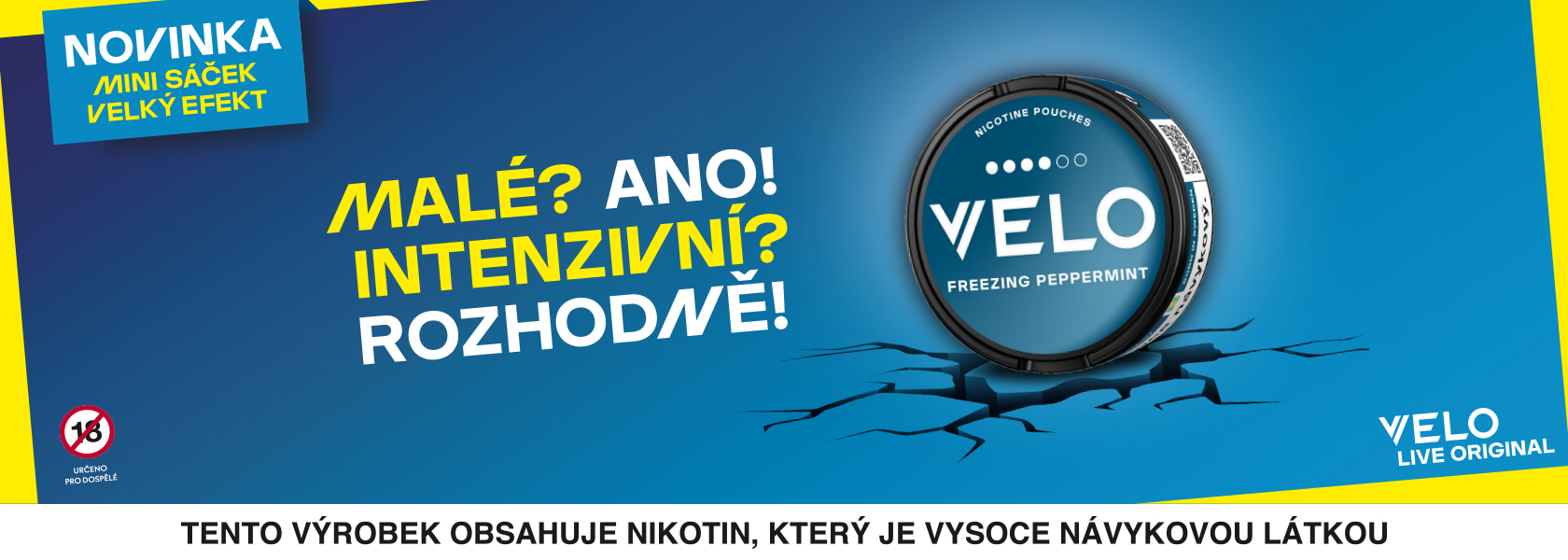 Novinka - Velo Freezing Peppermint Mini