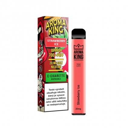 aroma king strawberry ice e cigareta nikotin