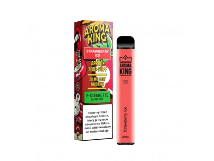 aroma king strawberry ice e cigareta nikotin