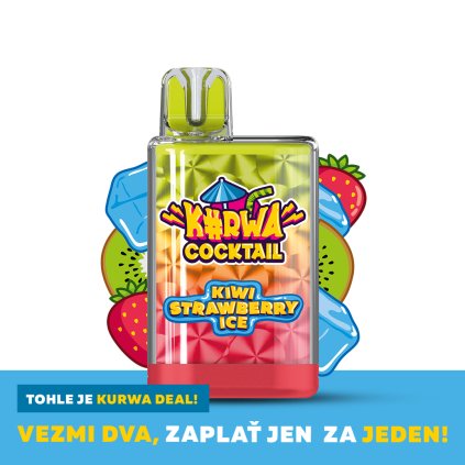Cocktail CZ mockup Kiwi Strawberry Ice vape+composition