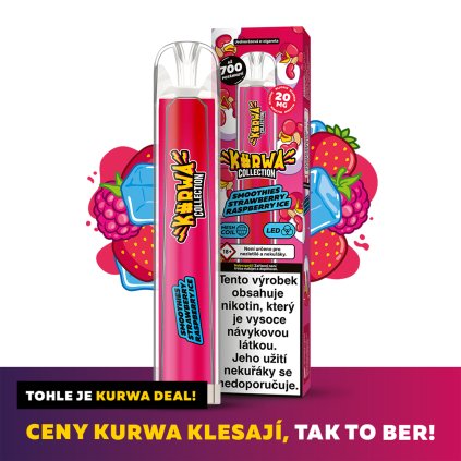K#rwa Collection Czech mockup Smoothies strawberry raspberry ice 1
