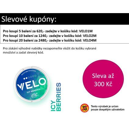 VELO Icy Berries coupon