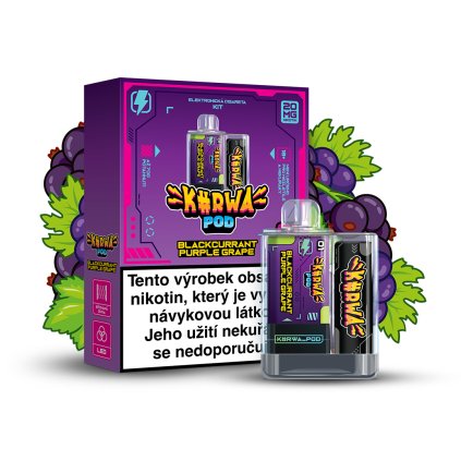 Kurwa POD KIT Blackcurrant Purple Grape