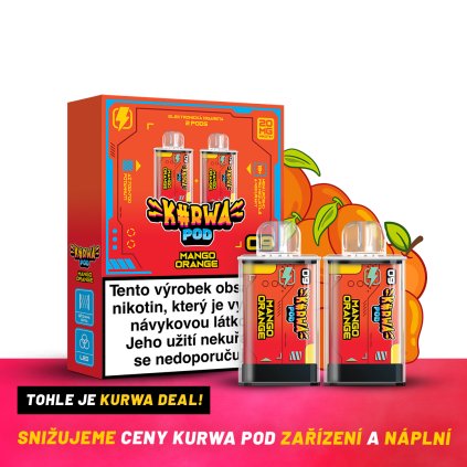 2 pods box composition Mango Orange