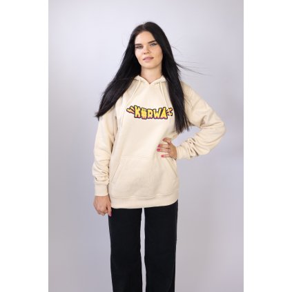 KURWA MIKINA BÉŽOVÁ Unisex
