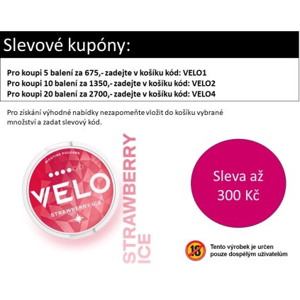 Velo Strawberry Ice 10,9 mg