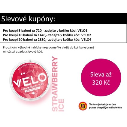 Velo Strawberry Ice 6mg