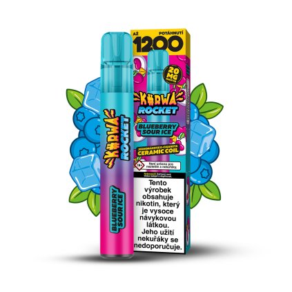 Kurwa Rocket Blueberry Sour Ice