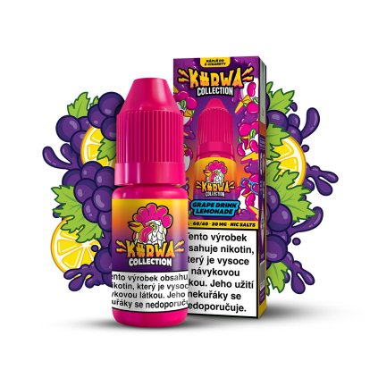 Collection liqud mockup Grape Drink Lemonade can+box+composition