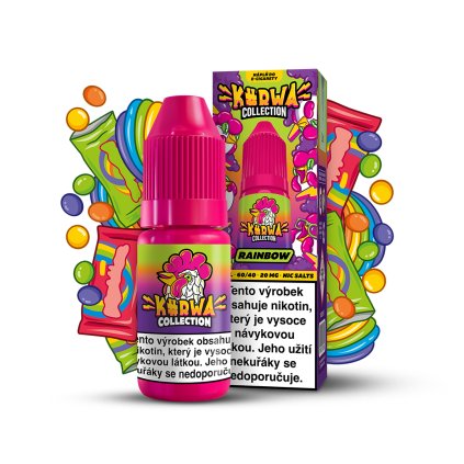 Collection liqud mockup Rainbow can+box+composition