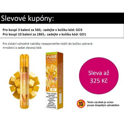 VUSE GO 1000 PEN Mango Ice 18mg