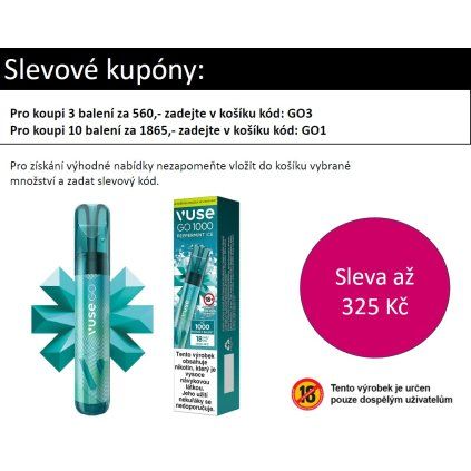 VUSE GO 1000 PEN Peppermint Ice 18mg