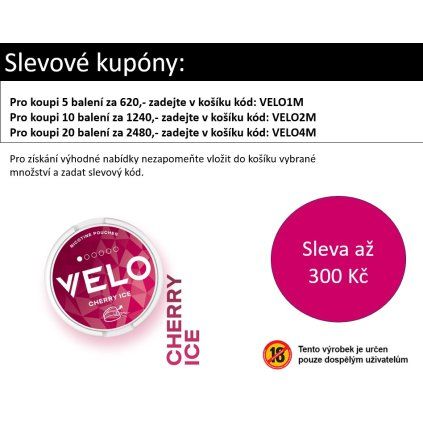 VELO Cherry Ice coupon