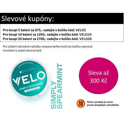 VELO SIMPLY SPEARMINT MINI upr