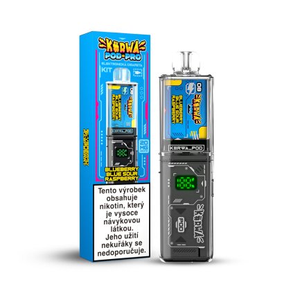 KURWA POD PRO BLUEBERRY BLUE SOUR RASPBERRY 1