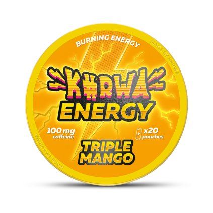 Energy triple mango mockup front stín