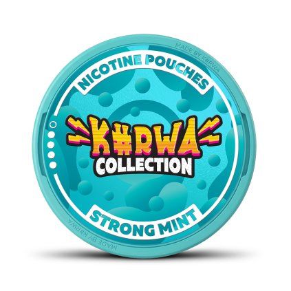 Collection 12mg Strong Mint snus mockup front