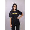 KURWA TRIKO ČERNÉ OVERSIZE Unisex