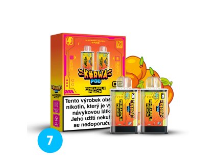 2 pods box composition Pineapple Peach 3 cislo