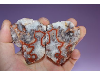 Achát Červená Halže