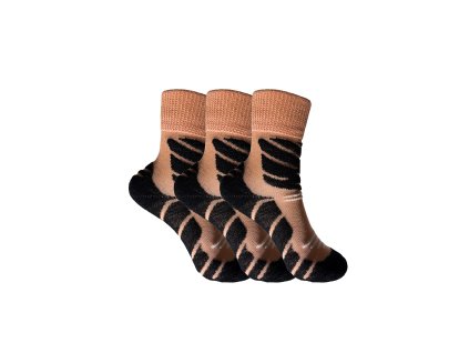 3 pack merino kids orange