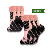 Dětské merino ponožky růžové v balení 3 párů