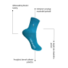 funkce MODRYCH bavlnenych DETSKYCH ponožek KIDDO czech socks