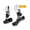 Vysoké cyklistické ponožky unisex  Biking Socks Black & White