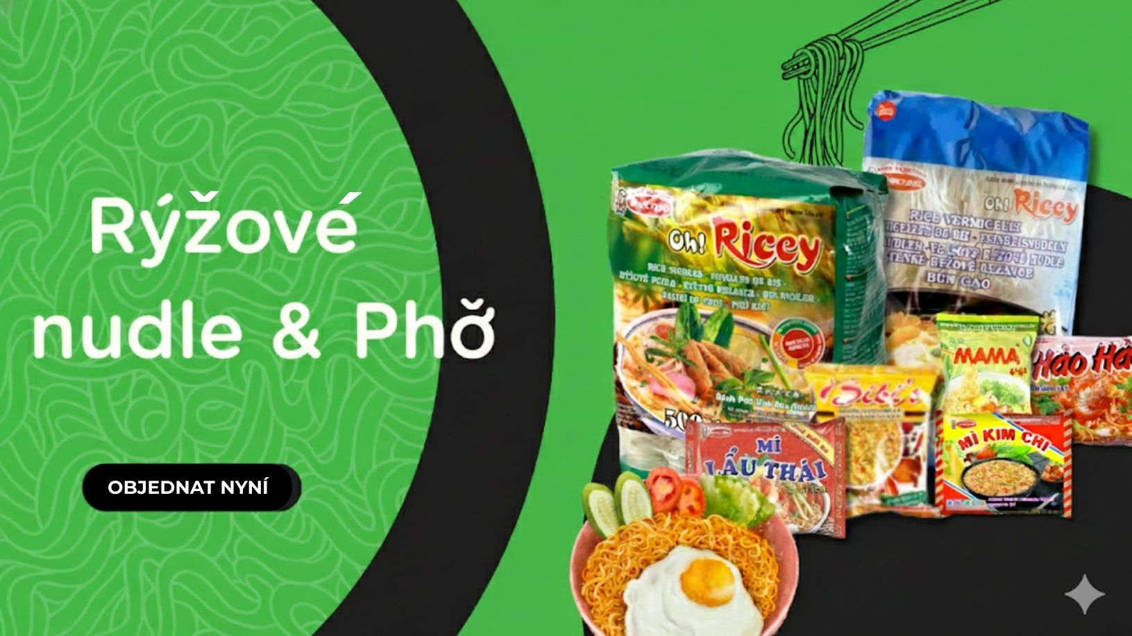 Rýžové nudle a pho