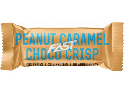 Fast - Rox Proteinová Tyčinka Peanut Caramel Crisp - 55 g (ks 1 ks)