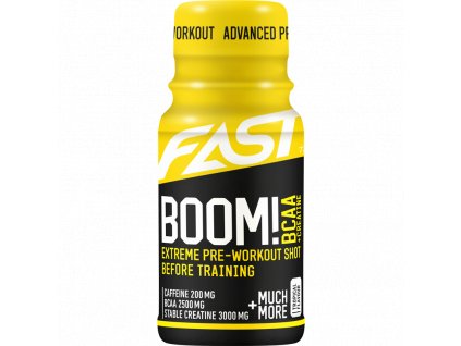 Fast - Boom Pre-Workout a BCAA shot Tropical - 60 ml (ks 1 ks)