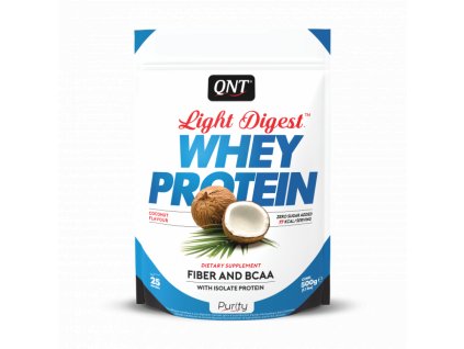 1989 qnt light digest whey protein s prichuti kokos 500 g