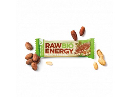 RAW BIO ENERGY peanuts a cocoa