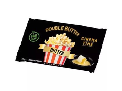 CinemaTime Premium popcorn double butter 90g