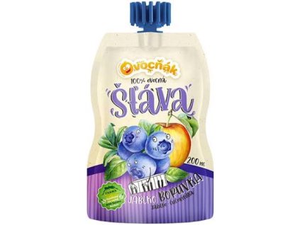 Ovocňák Ovocný mošt Jablko&Borůvka 200 ml