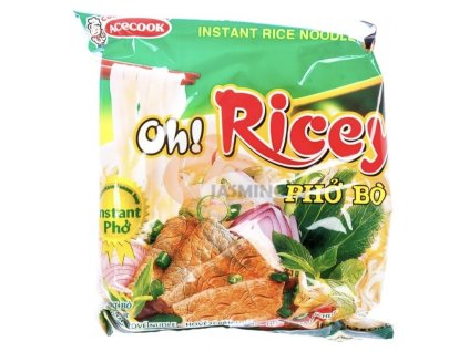 OH!Ricey - instatní rýžové nudle pho hovězí - 63g