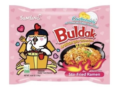 SAMYANG - Buldak ramen pálivé kuřecí carbonara - 130g