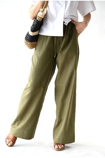 Kalhoty Quimper khaki