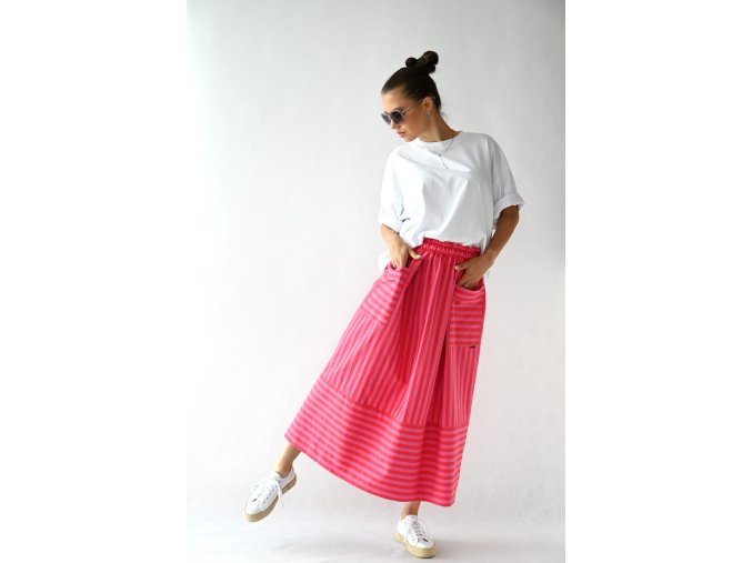 Sukně Juliao pink/red