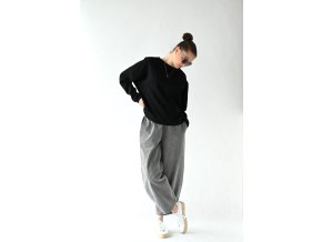 Mikina New Evran - vafle černá