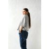 T-shirt top šedá