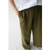 Kalhoty Quimper khaki zelená