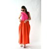 Šaty Josie color block pink/orange
