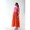 Šaty Josie color block pink/orange
